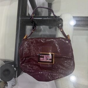 Fendi Elegant Purple Designer Women's Bag